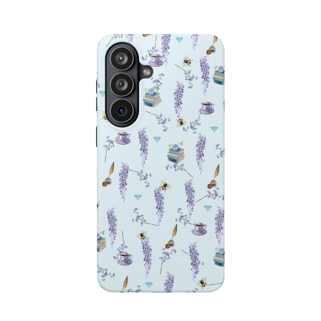 Wisteria Floral Phone Case Bridgerton Inspired