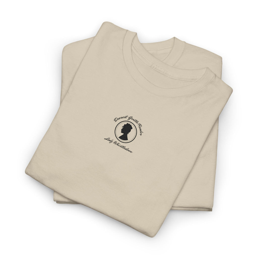 Dearest Gentle Reader Embroidered Tee