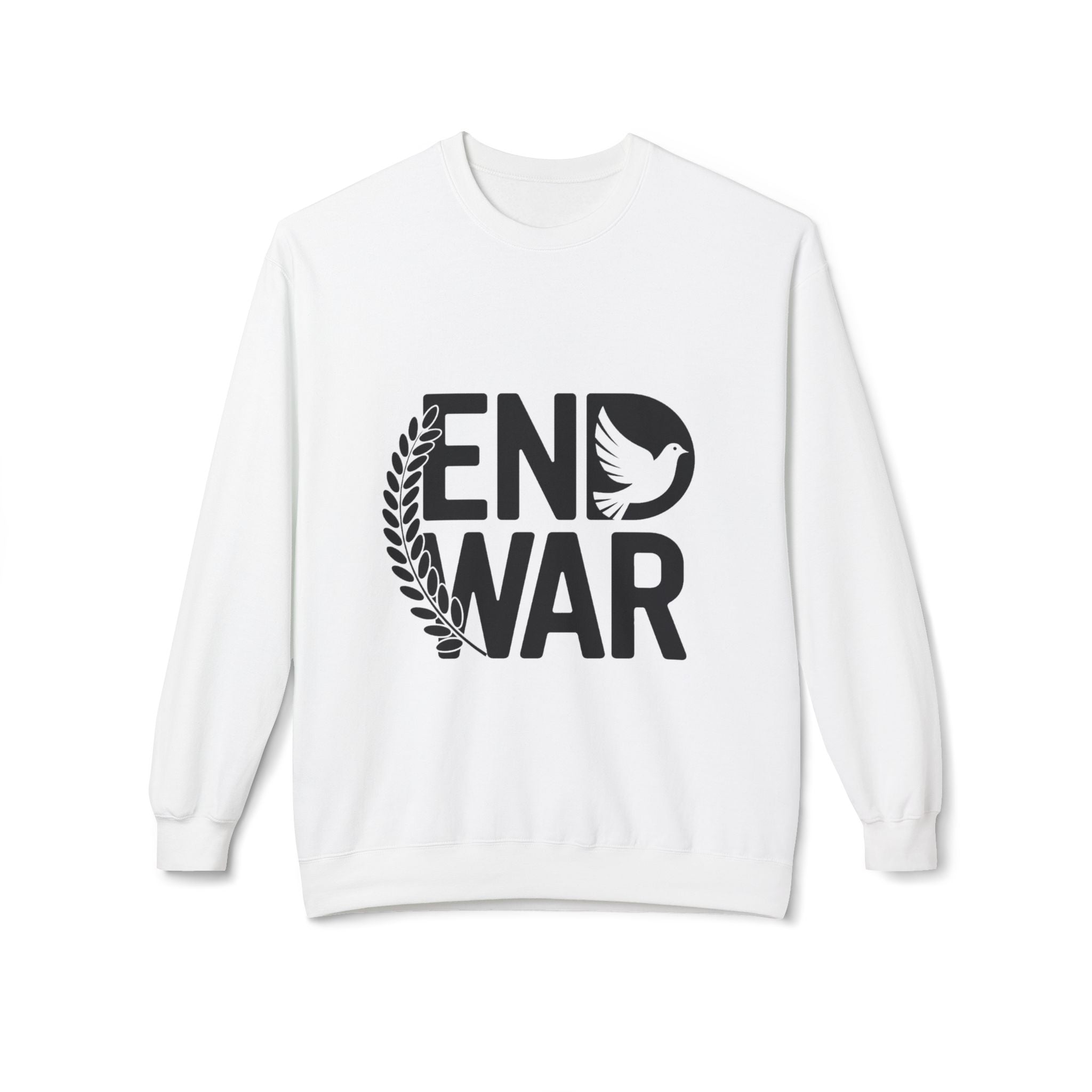 End War Dove & Olive Branch Crewneck Sweatshirt