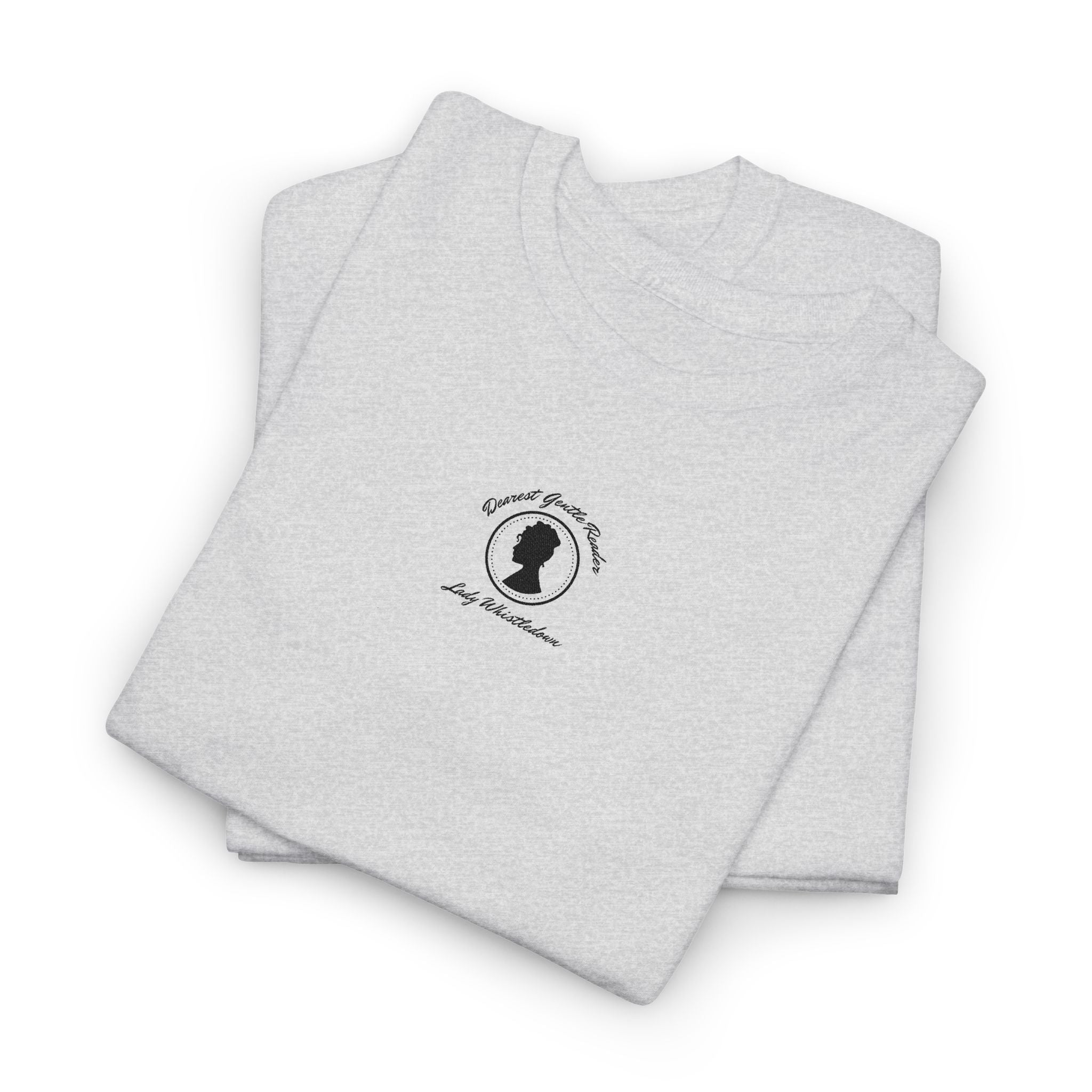 Dearest Gentle Reader Embroidered Tee