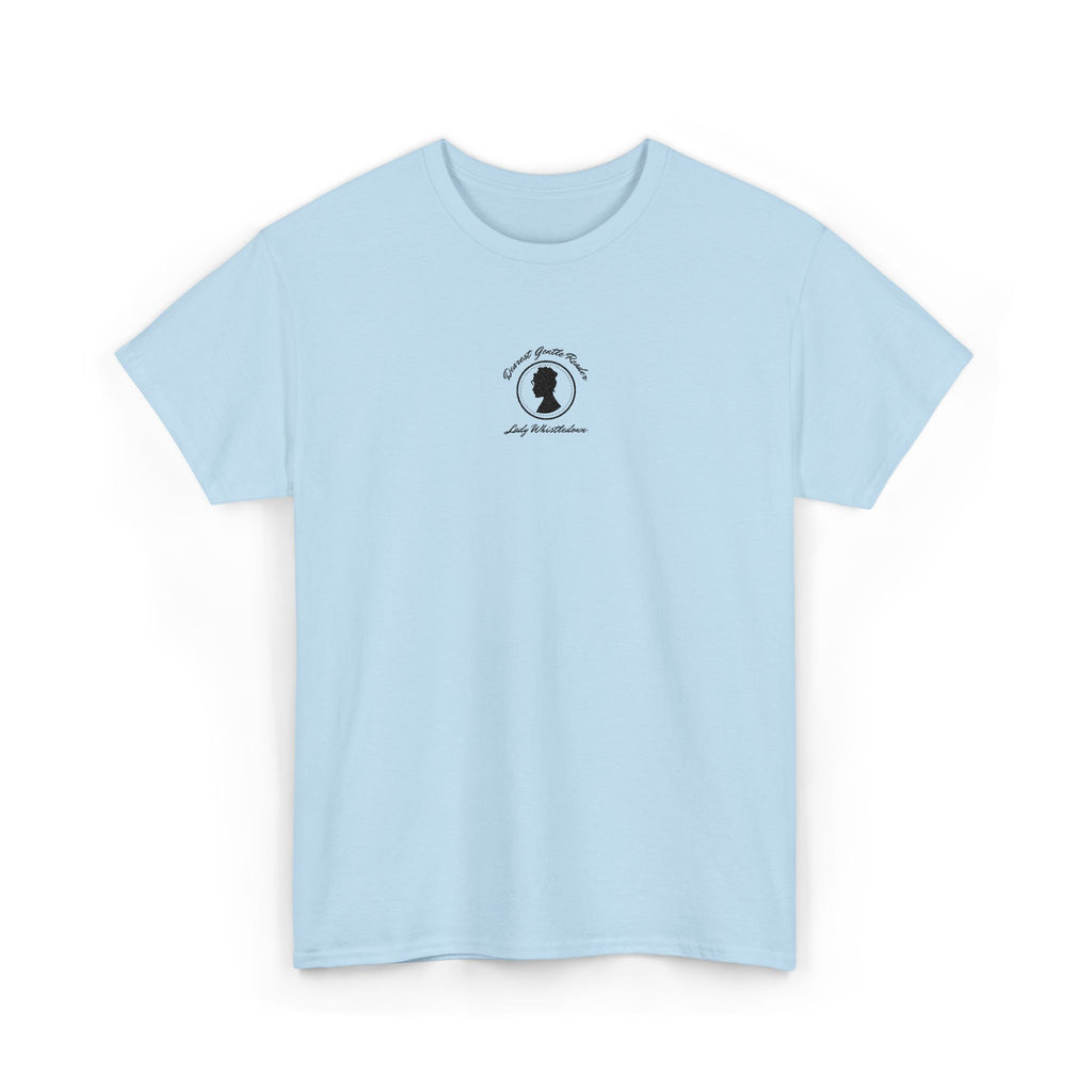 Dearest Gentle Reader Embroidered Tee