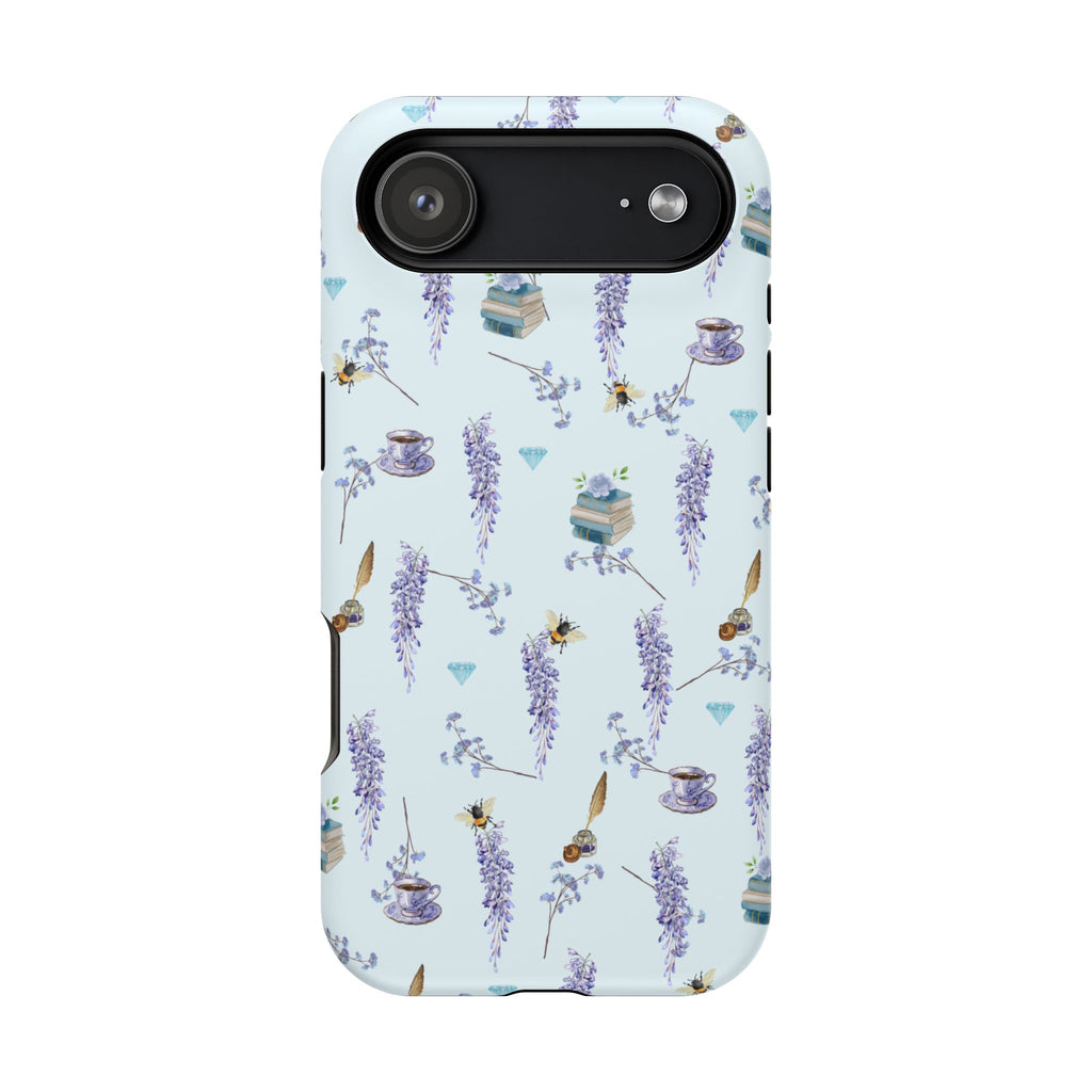 Wisteria Floral Phone Case Bridgerton Inspired