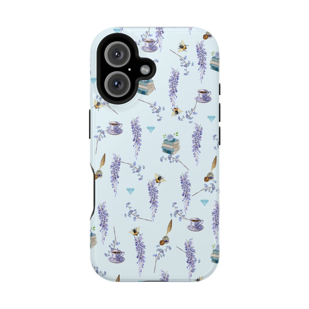 Wisteria Floral Phone Case Bridgerton Inspired