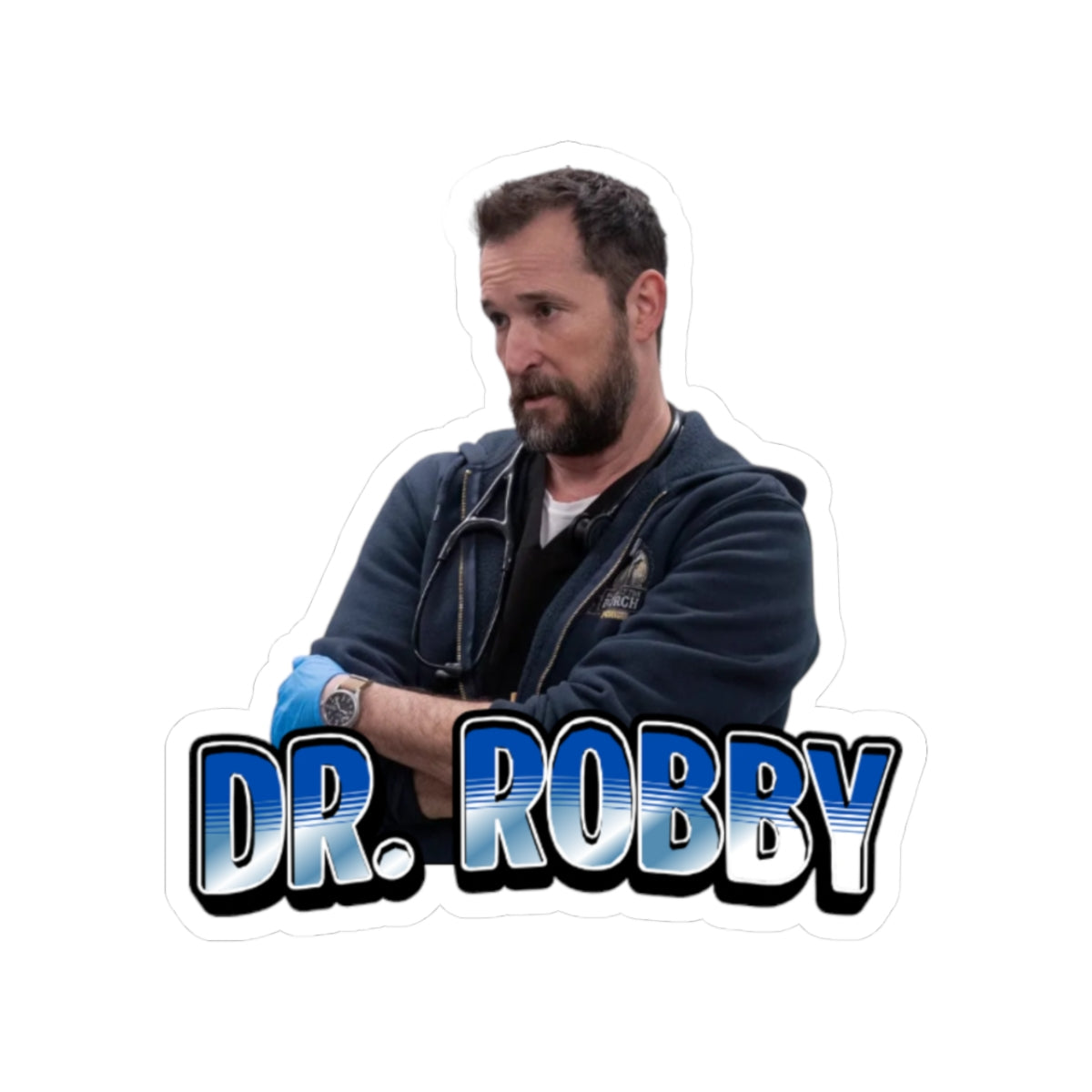 Dr. Robby 'The Pitt' Vinyl Sticker