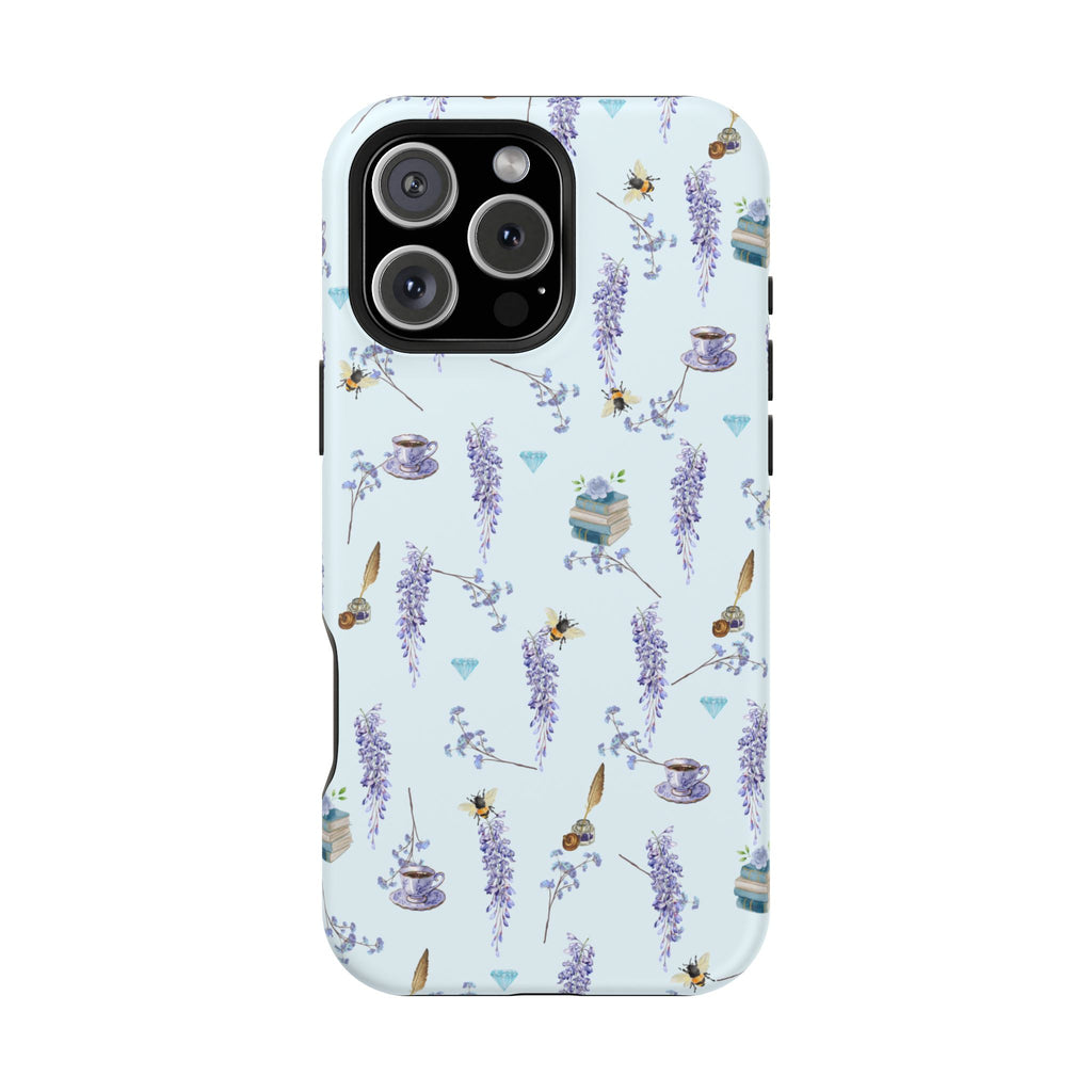 Wisteria Floral Phone Case Bridgerton Inspired