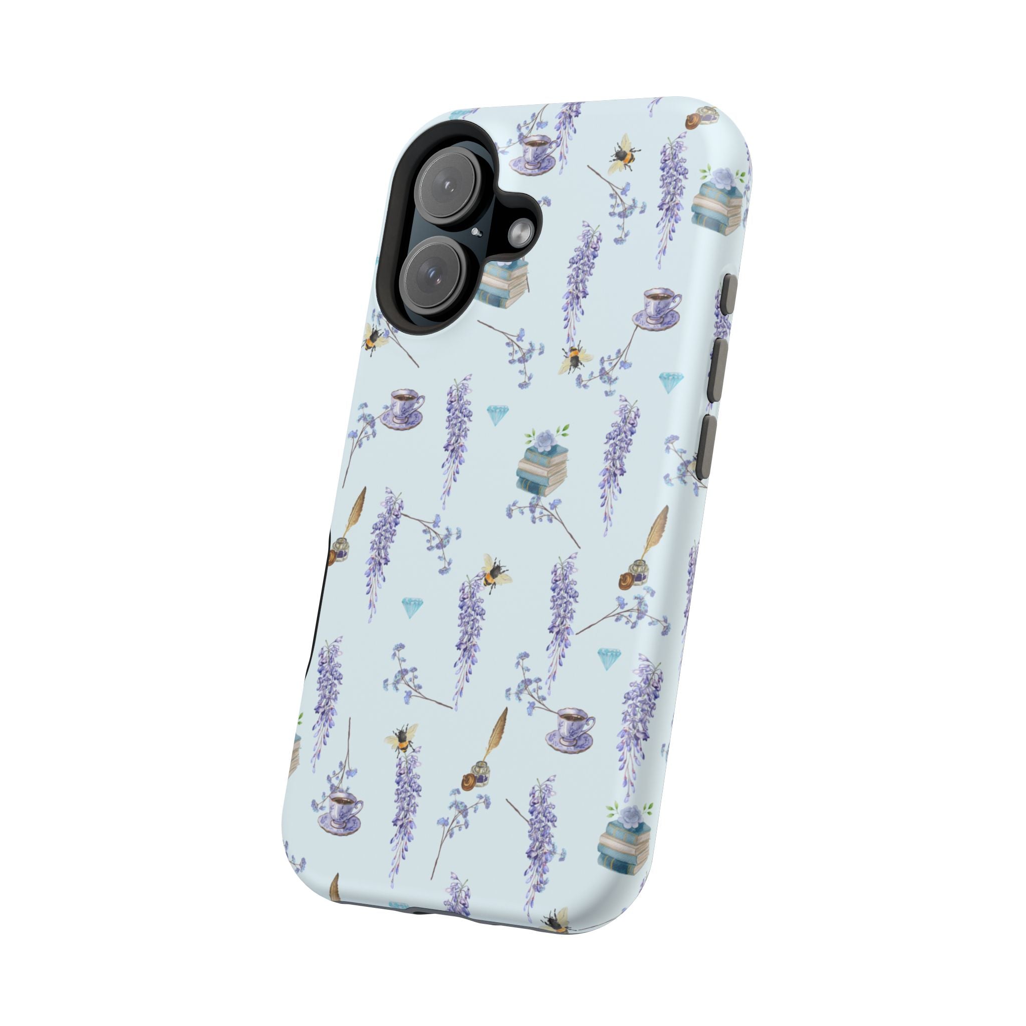 Wisteria Floral Phone Case Bridgerton Inspired
