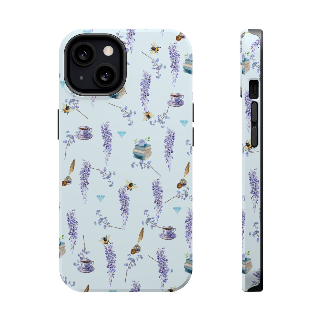 Wisteria Floral Phone Case Bridgerton Inspired