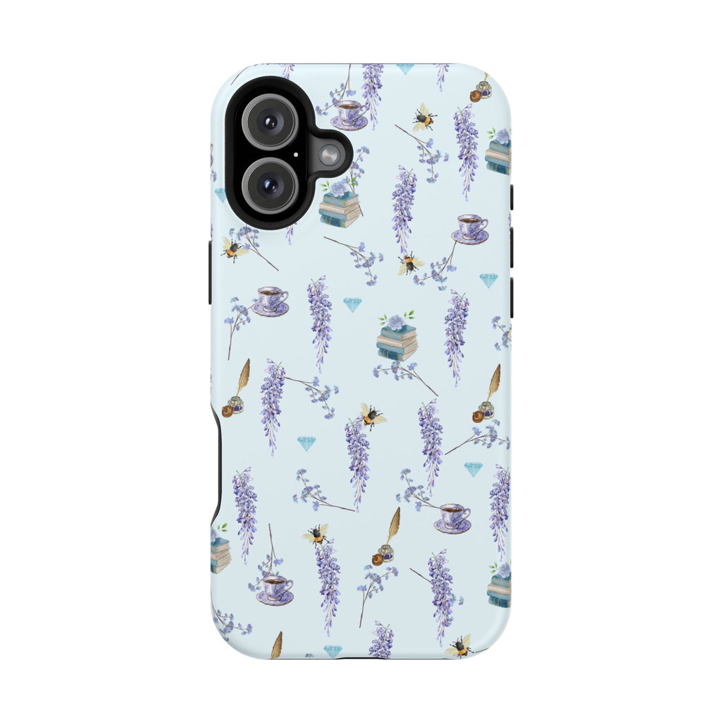 Wisteria Floral Phone Case Bridgerton Inspired