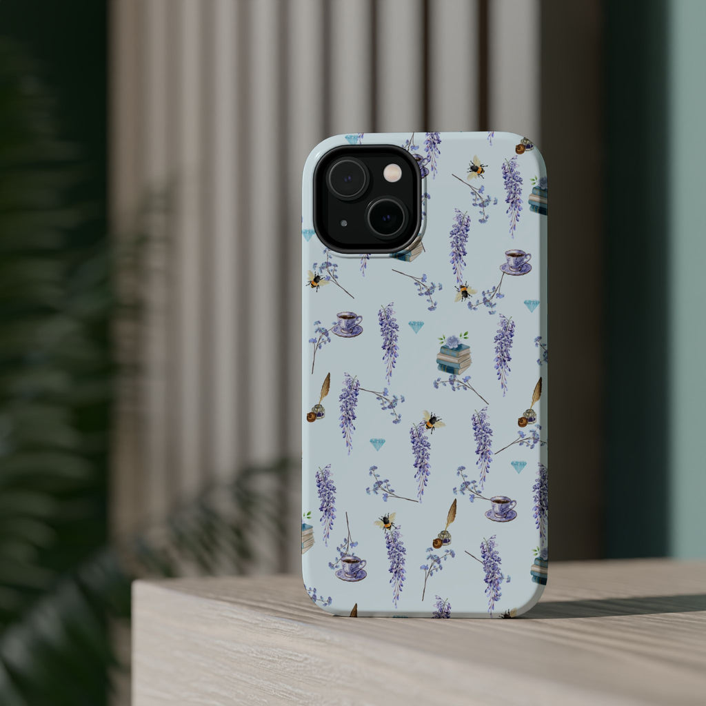 Wisteria Floral Phone Case Bridgerton Inspired
