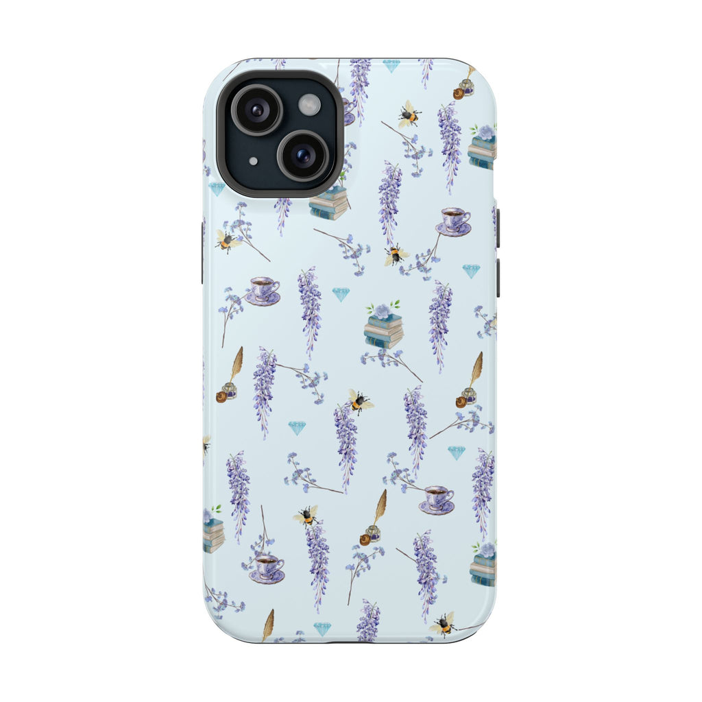 Wisteria Floral Phone Case Bridgerton Inspired