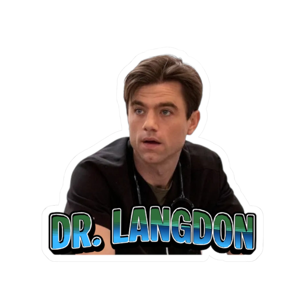Dr. Langdon 'The Pitt' Vinyl Sticker