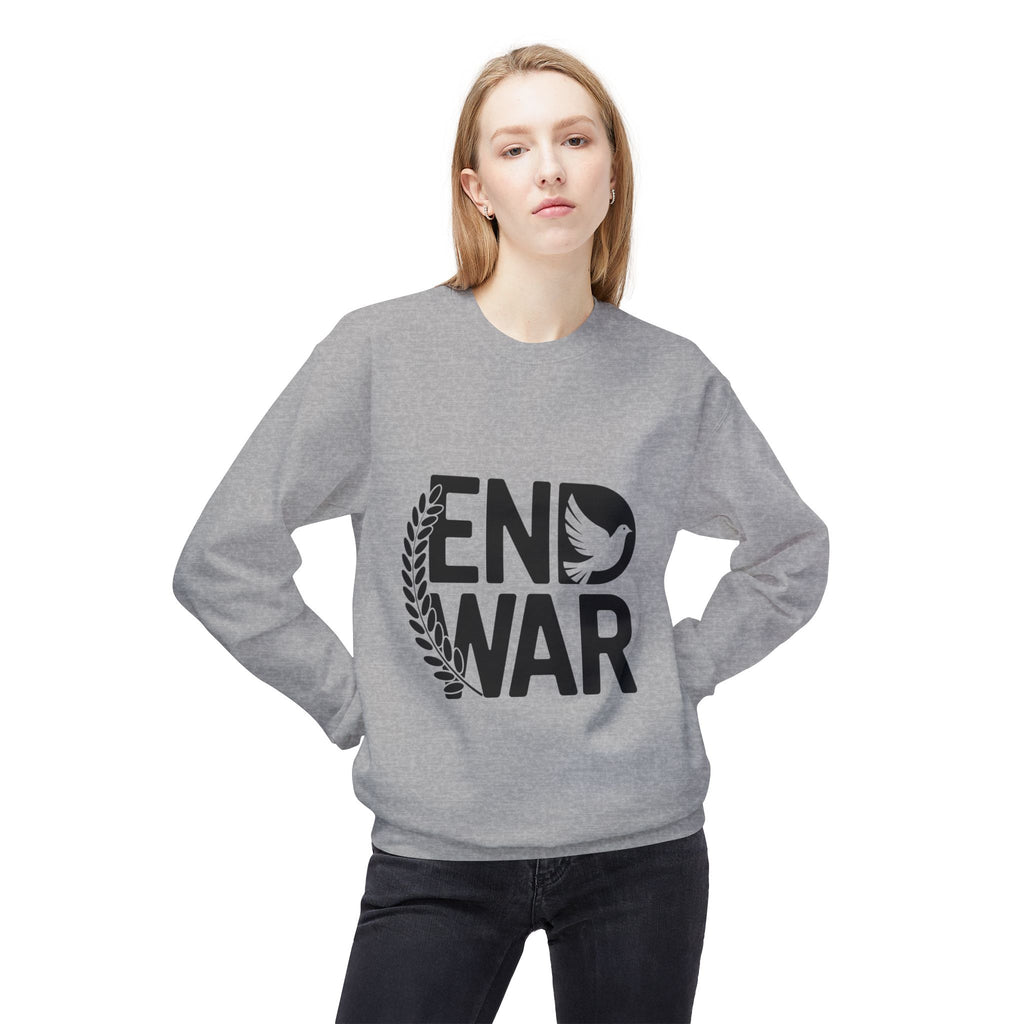 End War Dove & Olive Branch Crewneck Sweatshirt
