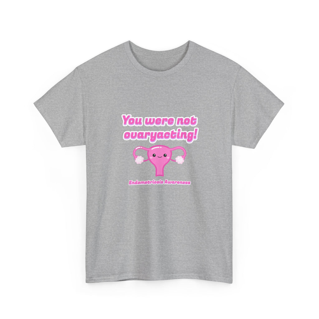 'You were not ovaryacting Tee' Endometriosis Awareness