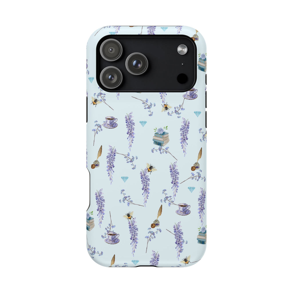 Wisteria Floral Phone Case Bridgerton Inspired