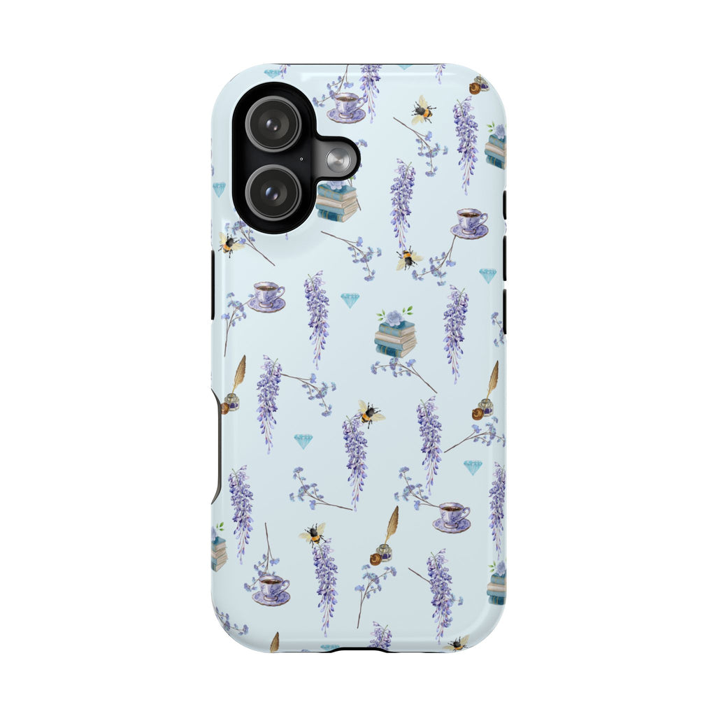 Wisteria Floral Phone Case Bridgerton Inspired