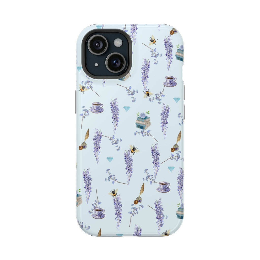 Wisteria Floral Phone Case Bridgerton Inspired