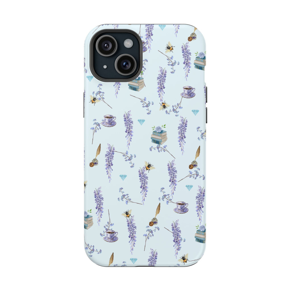 Wisteria Floral Phone Case Bridgerton Inspired