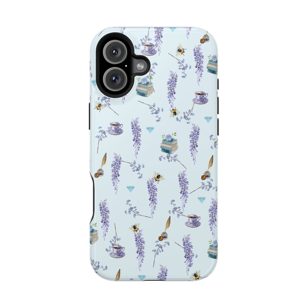 Wisteria Floral Phone Case Bridgerton Inspired