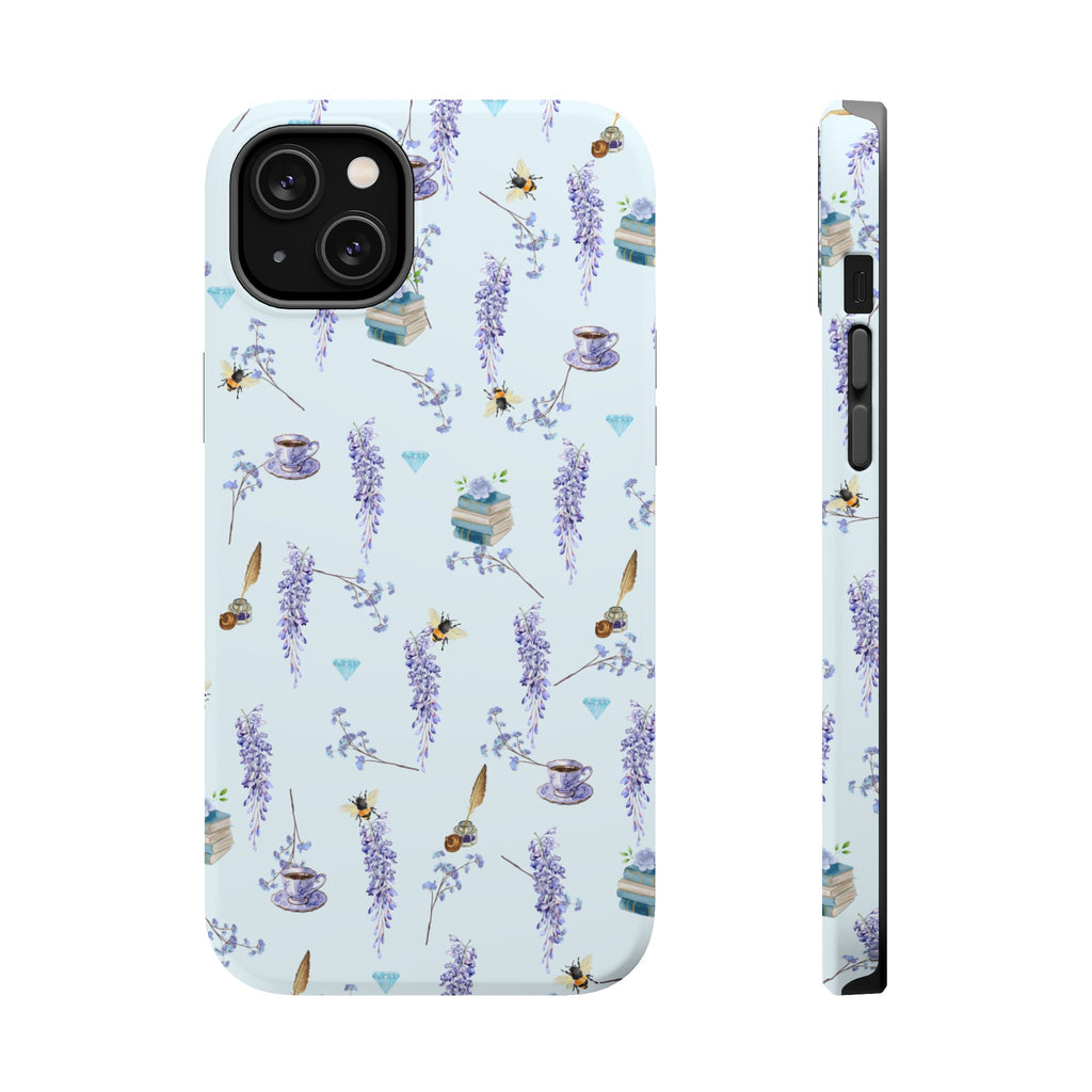 Wisteria Floral Phone Case Bridgerton Inspired