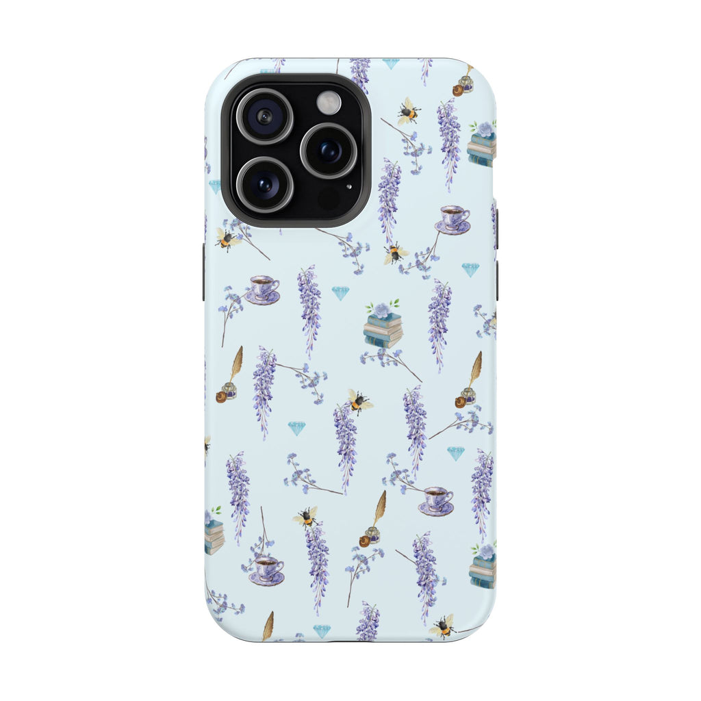 Wisteria Floral Phone Case Bridgerton Inspired