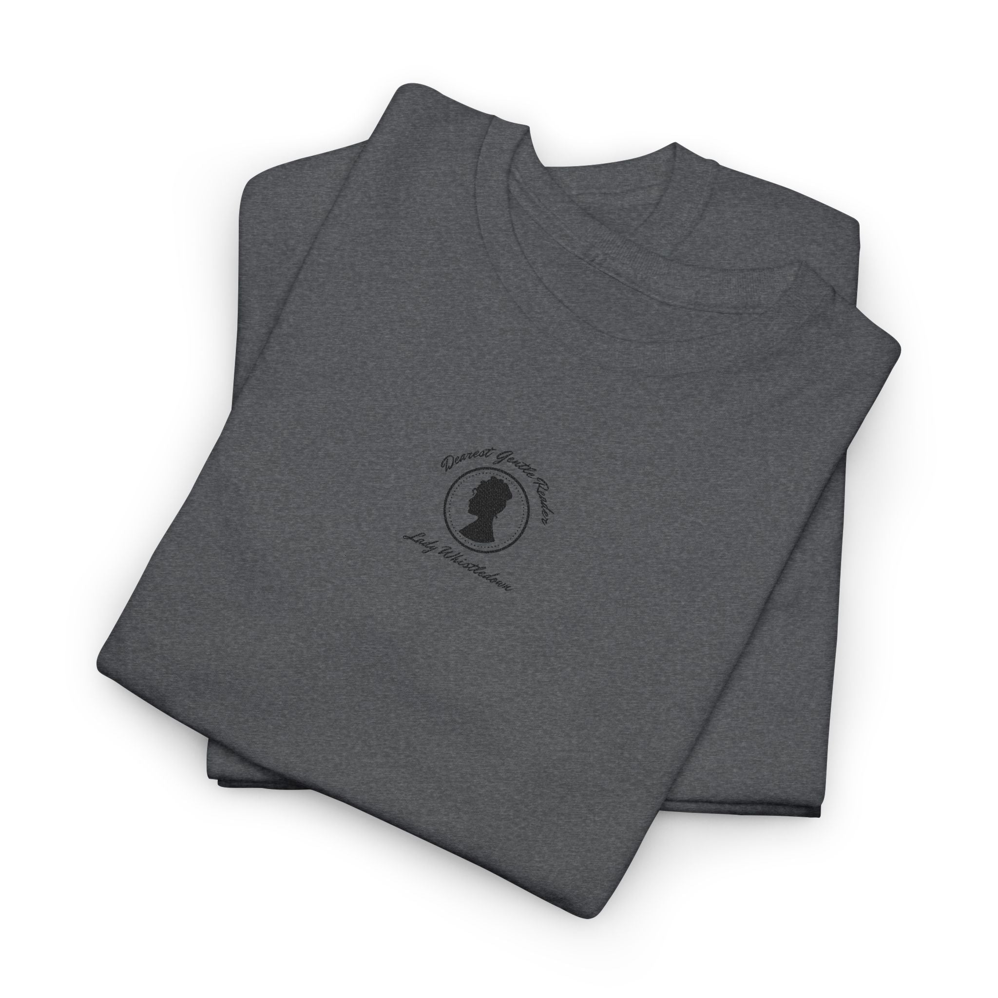 Dearest Gentle Reader Embroidered Tee