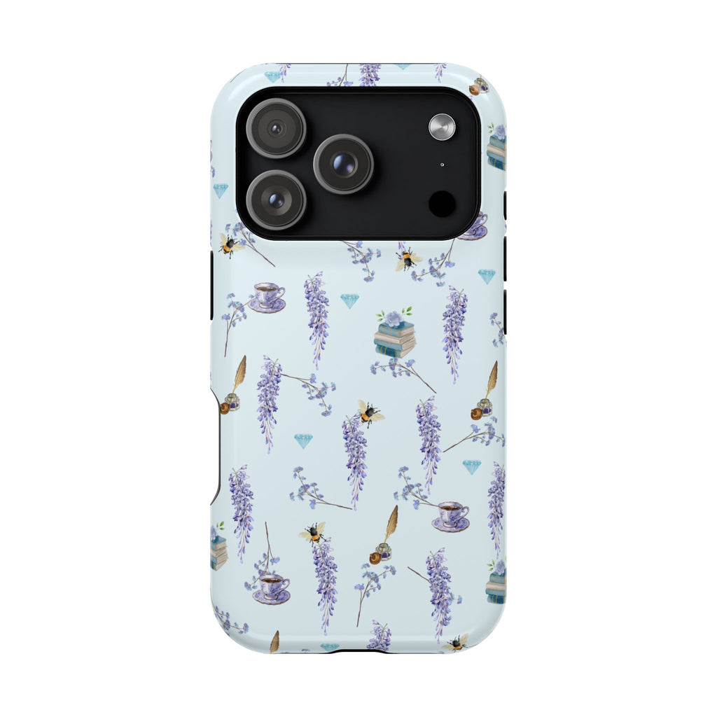 Wisteria Floral Phone Case Bridgerton Inspired