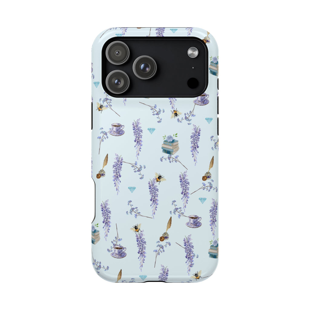 Wisteria Floral Phone Case Bridgerton Inspired