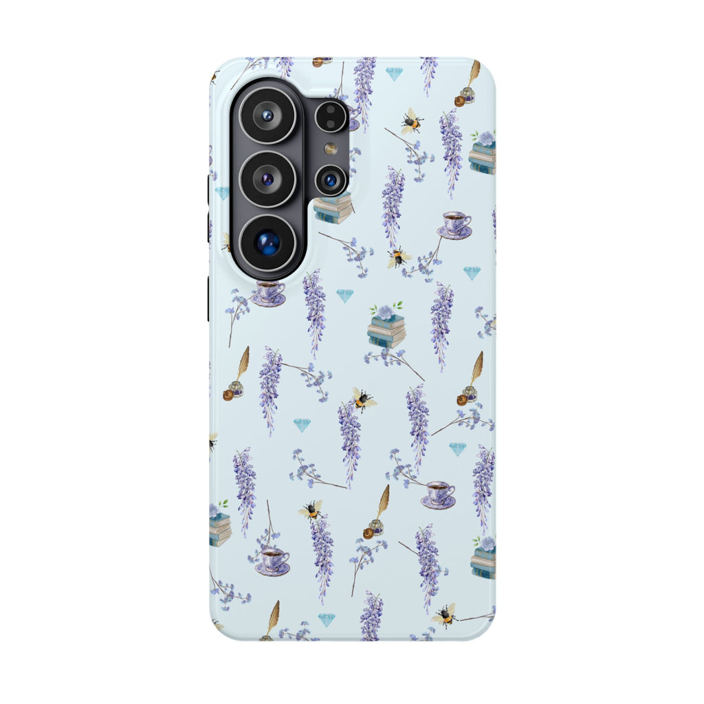 Wisteria Floral Phone Case Bridgerton Inspired