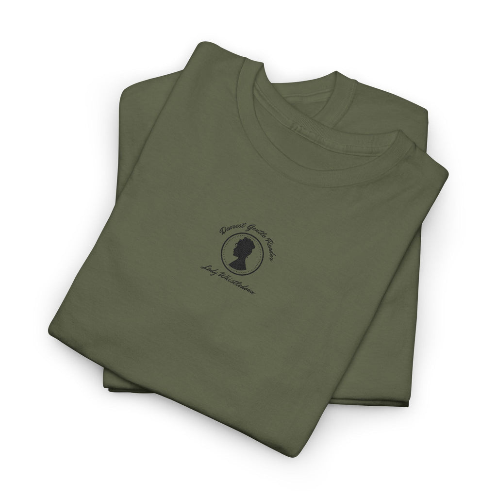 Dearest Gentle Reader Embroidered Tee