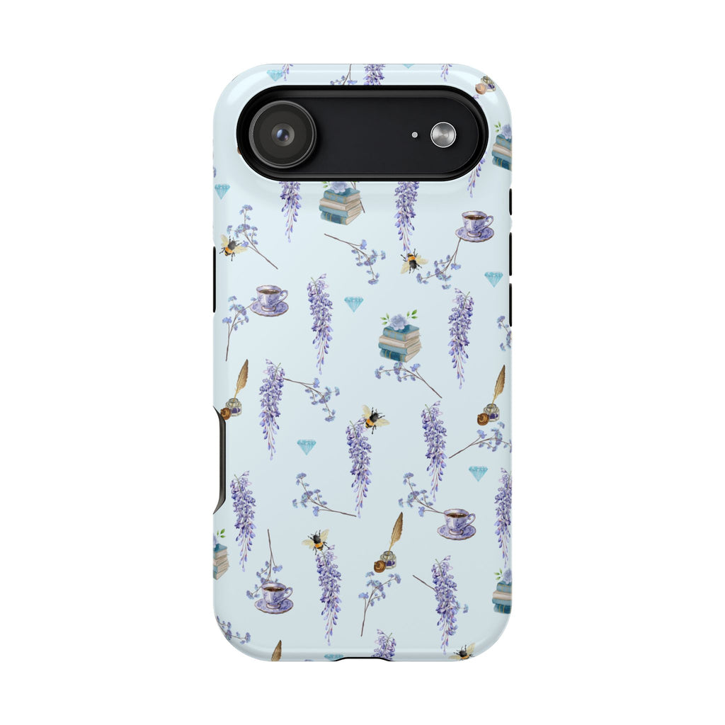 Wisteria Floral Phone Case Bridgerton Inspired