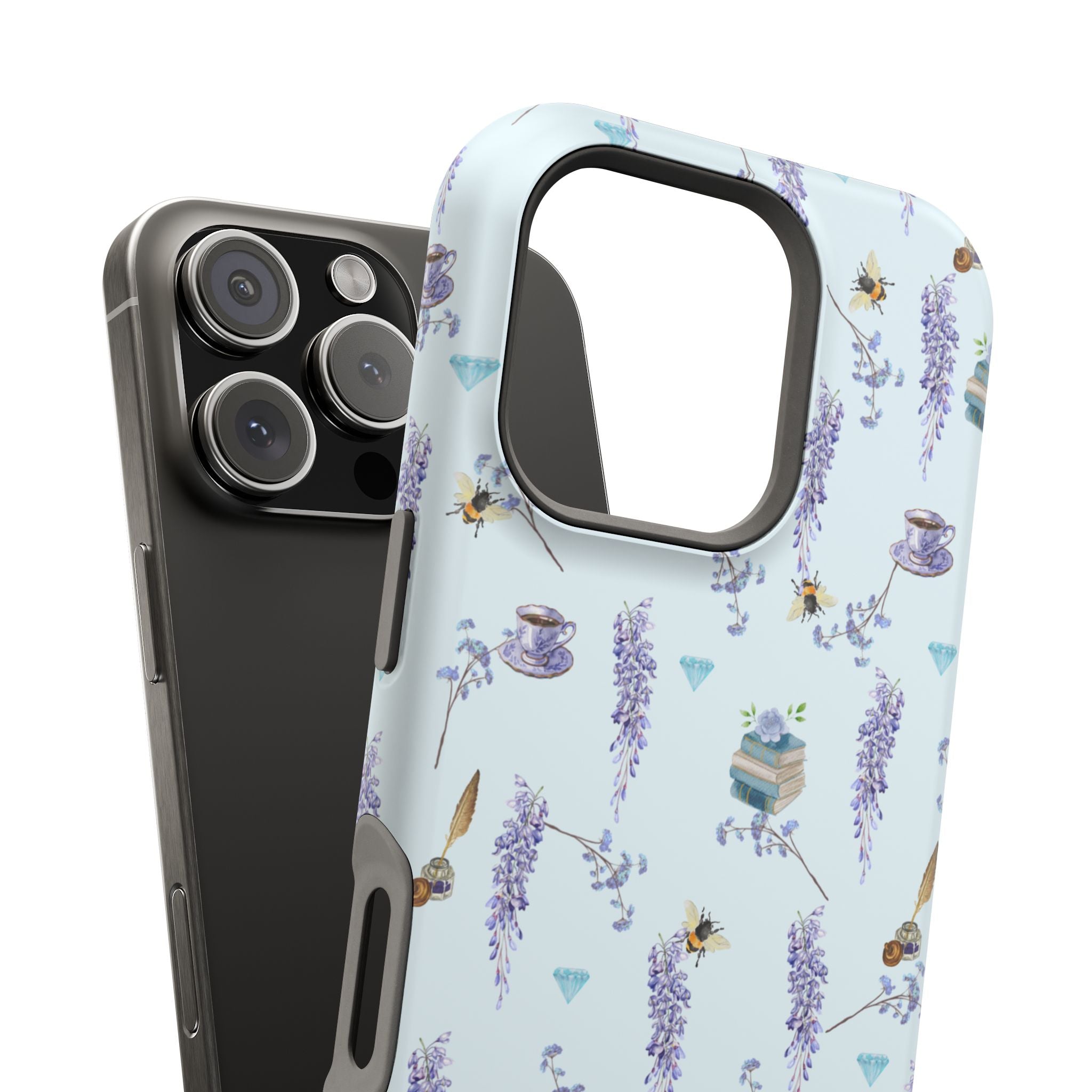Wisteria Floral Phone Case Bridgerton Inspired