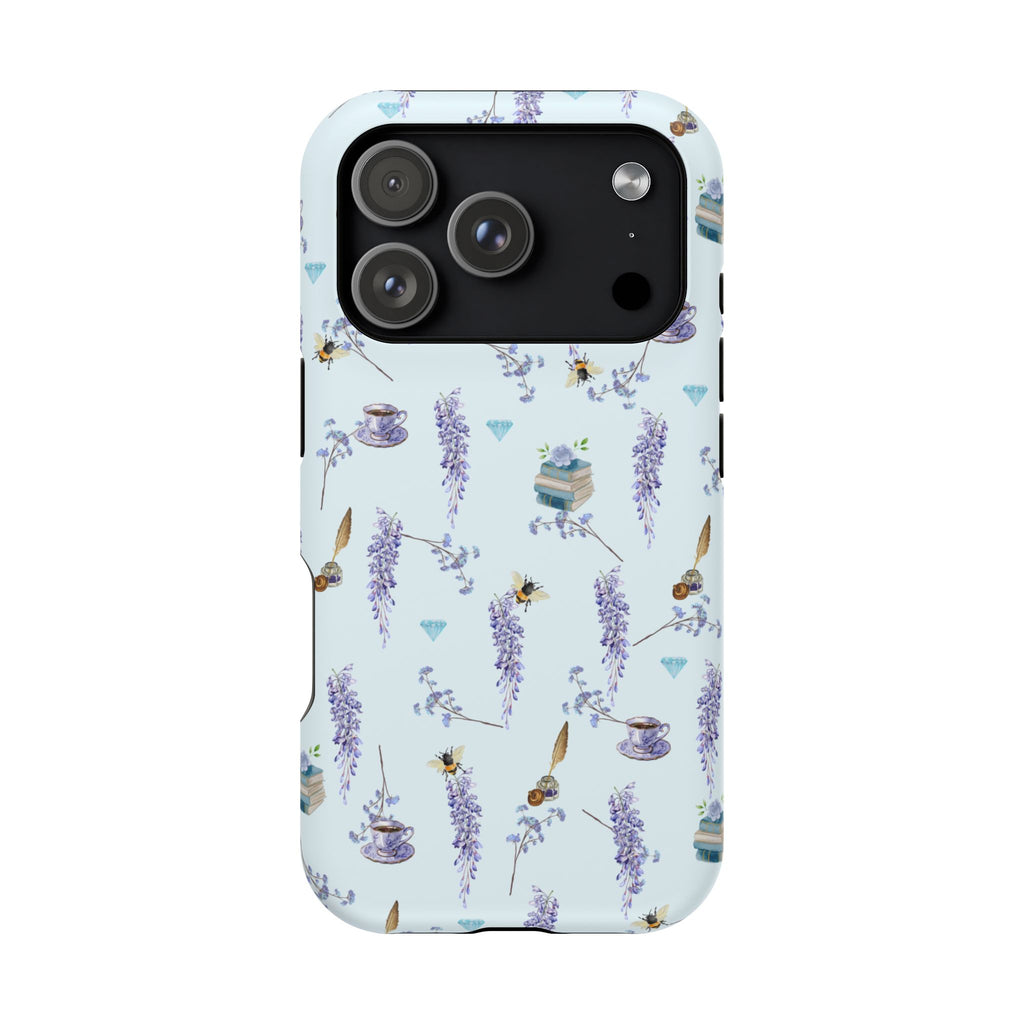 Wisteria Floral Phone Case Bridgerton Inspired