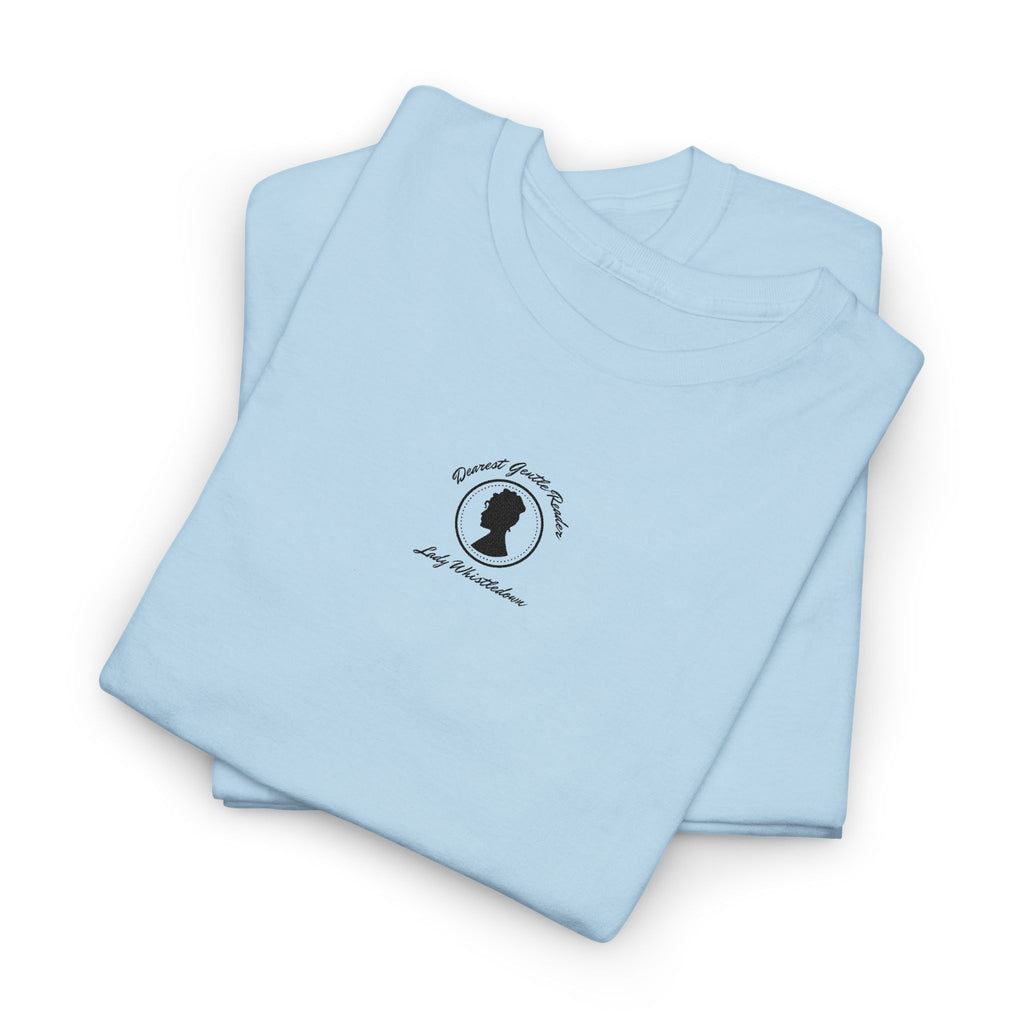 Dearest Gentle Reader Embroidered Tee