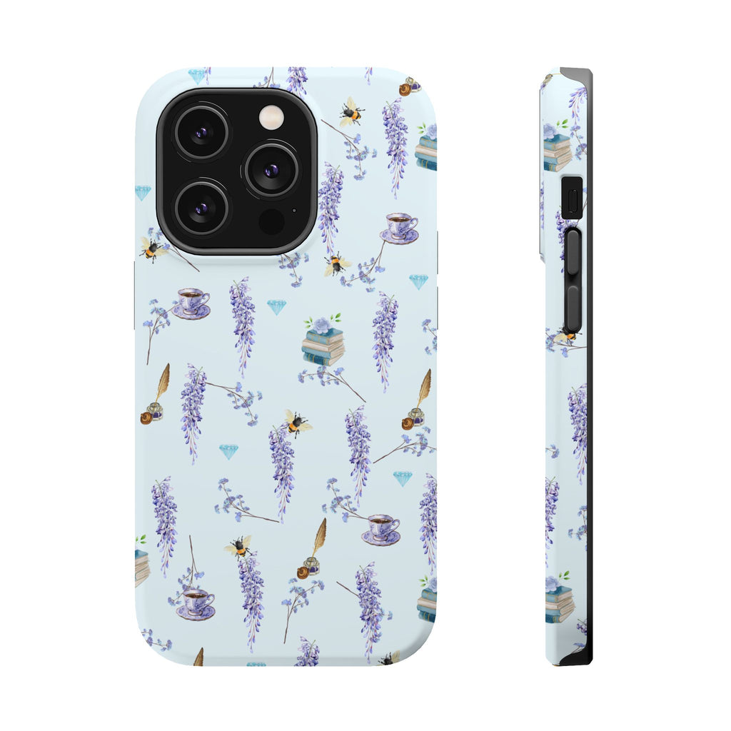 Wisteria Floral Phone Case Bridgerton Inspired
