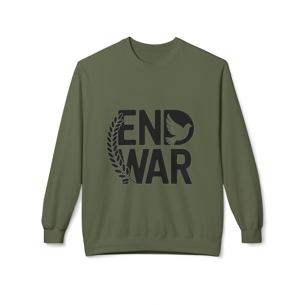 End War Dove & Olive Branch Crewneck Sweatshirt