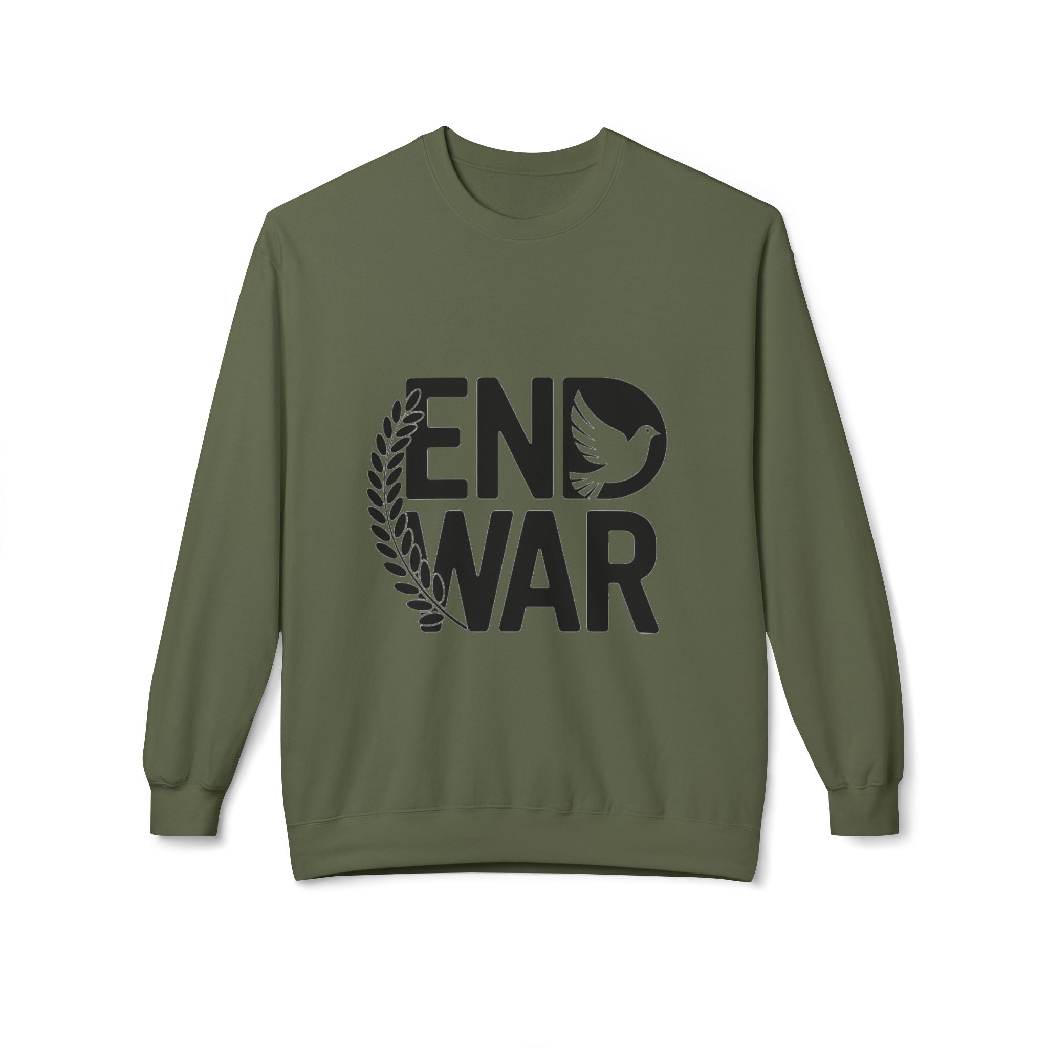 End War Dove & Olive Branch Crewneck Sweatshirt