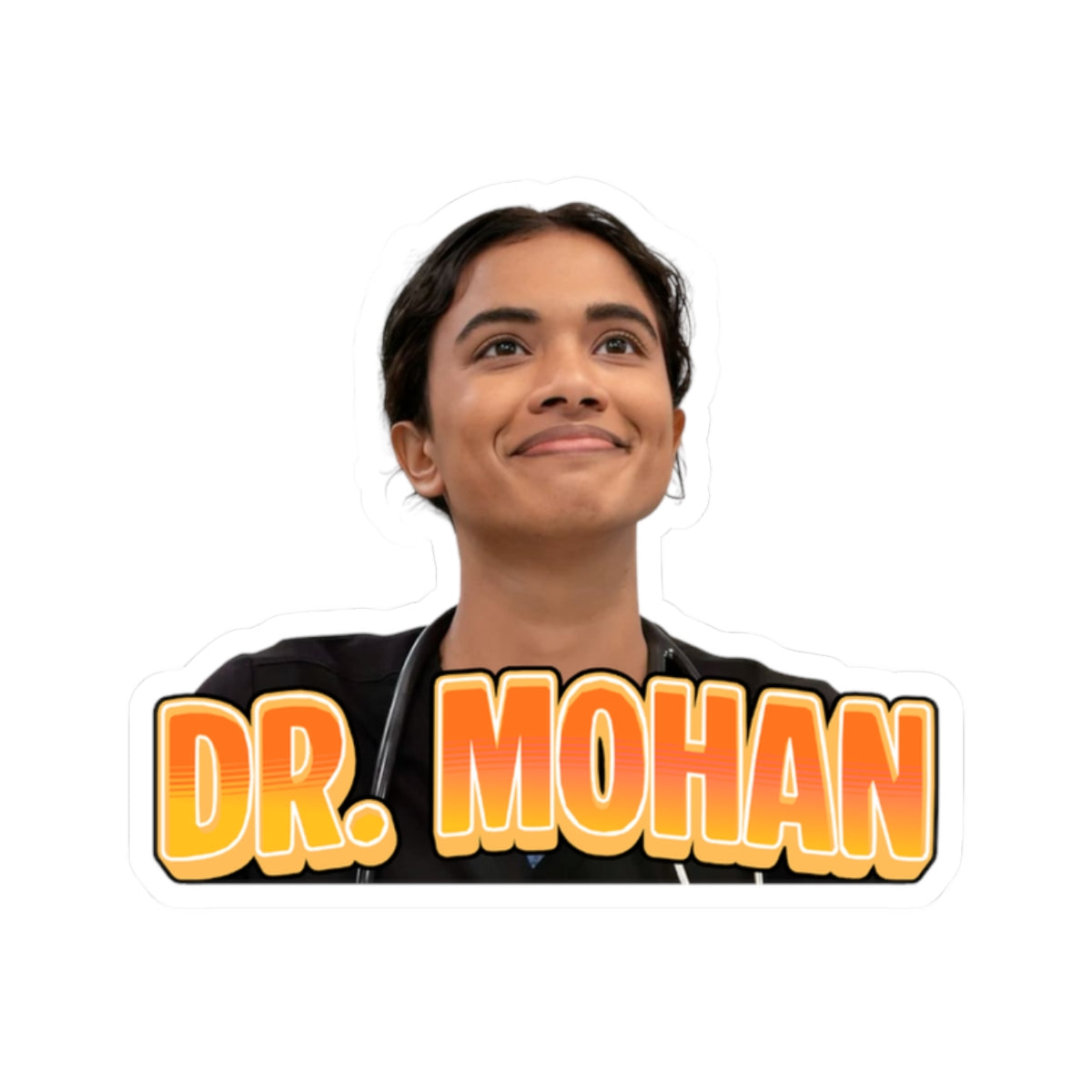 Dr. Mohan 'The Pitt' Vinyl Sticker