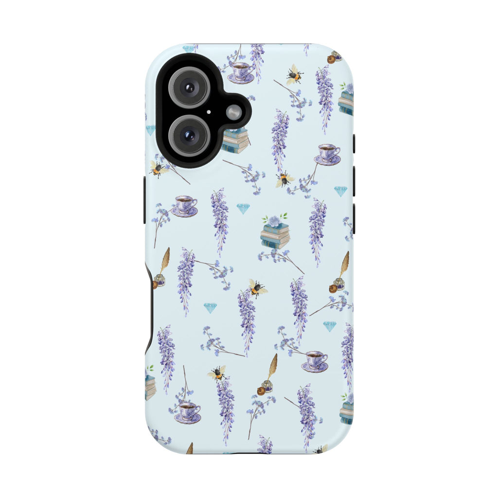 Wisteria Floral Phone Case Bridgerton Inspired