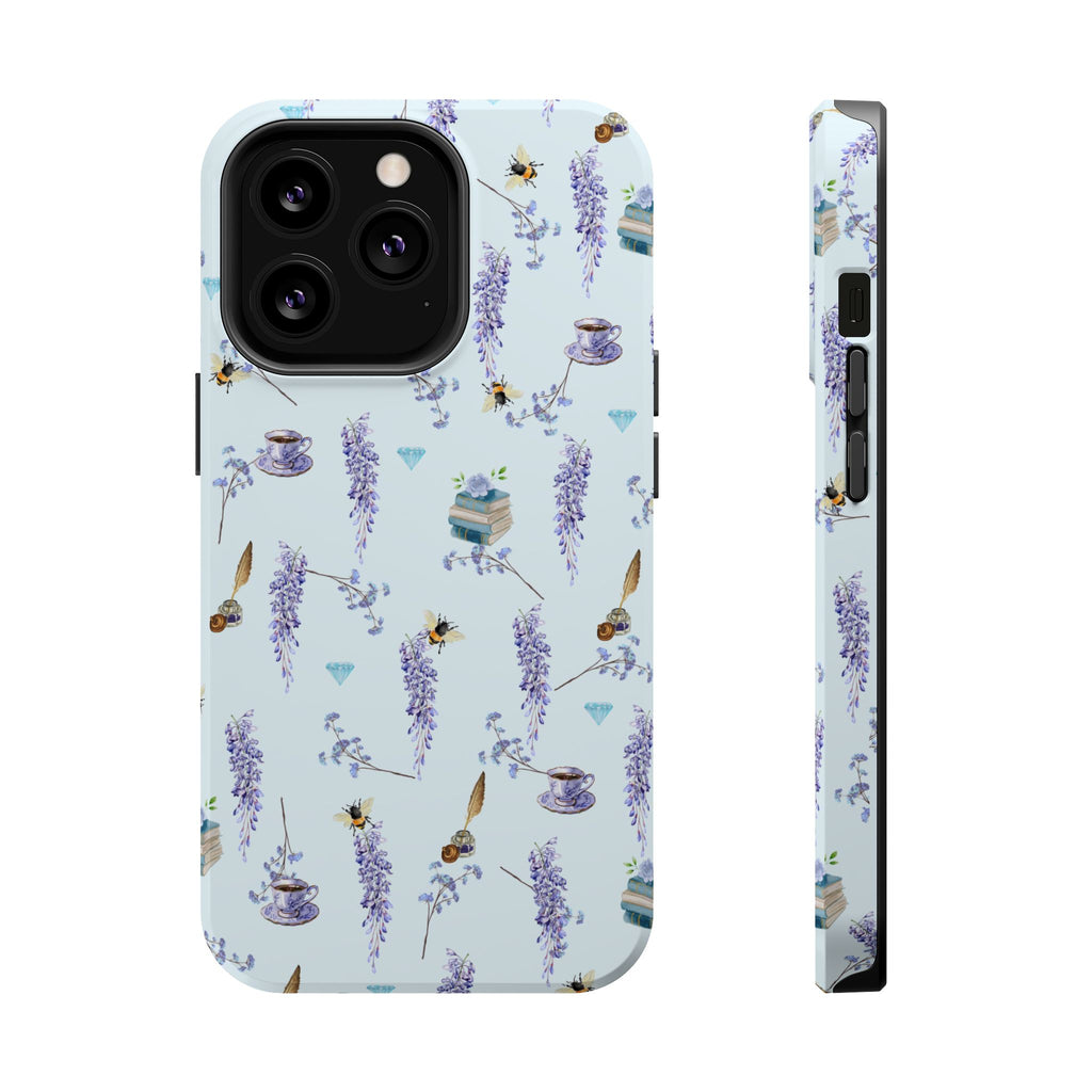 Wisteria Floral Phone Case Bridgerton Inspired