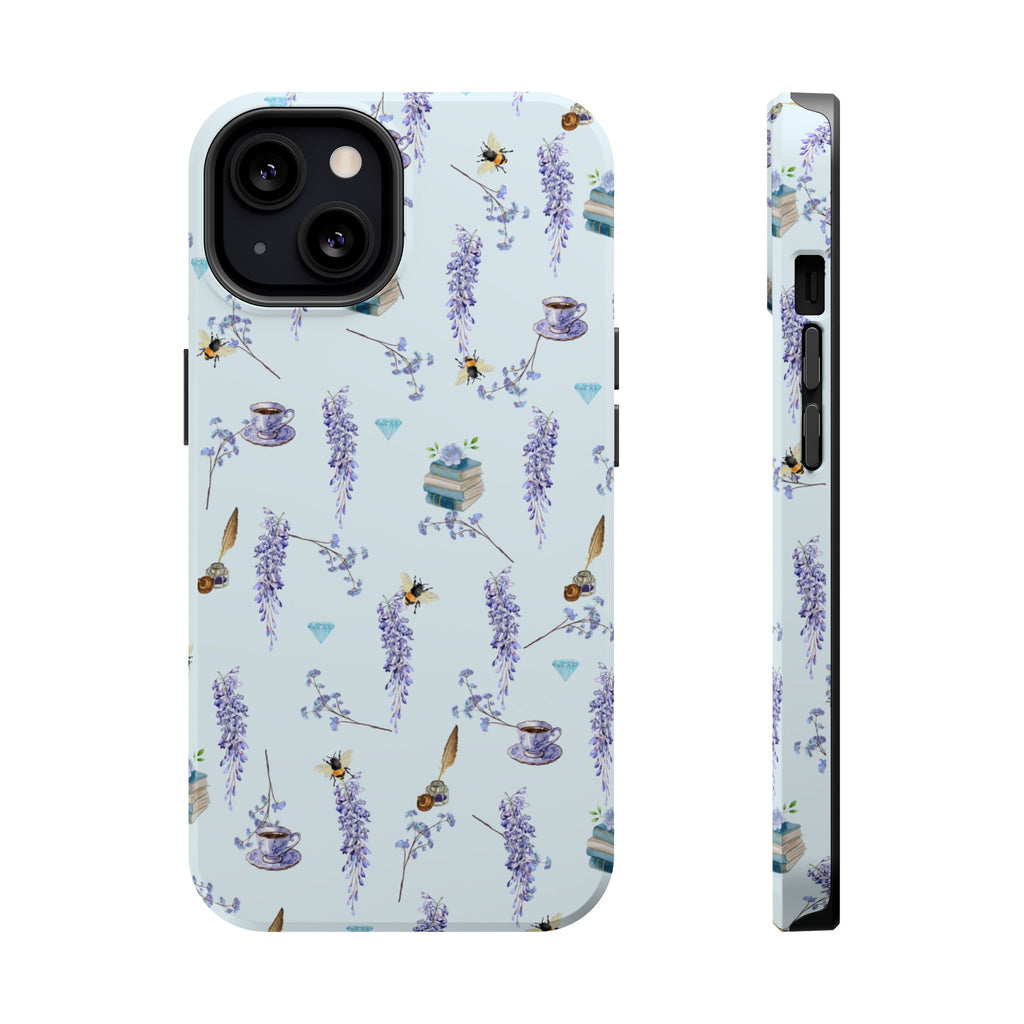 Wisteria Floral Phone Case Bridgerton Inspired