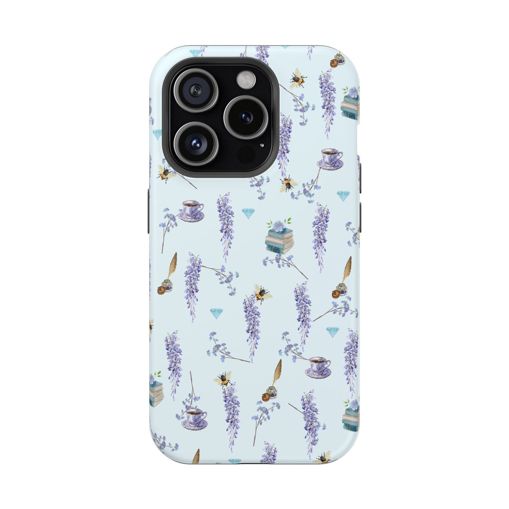 Wisteria Floral Phone Case Bridgerton Inspired