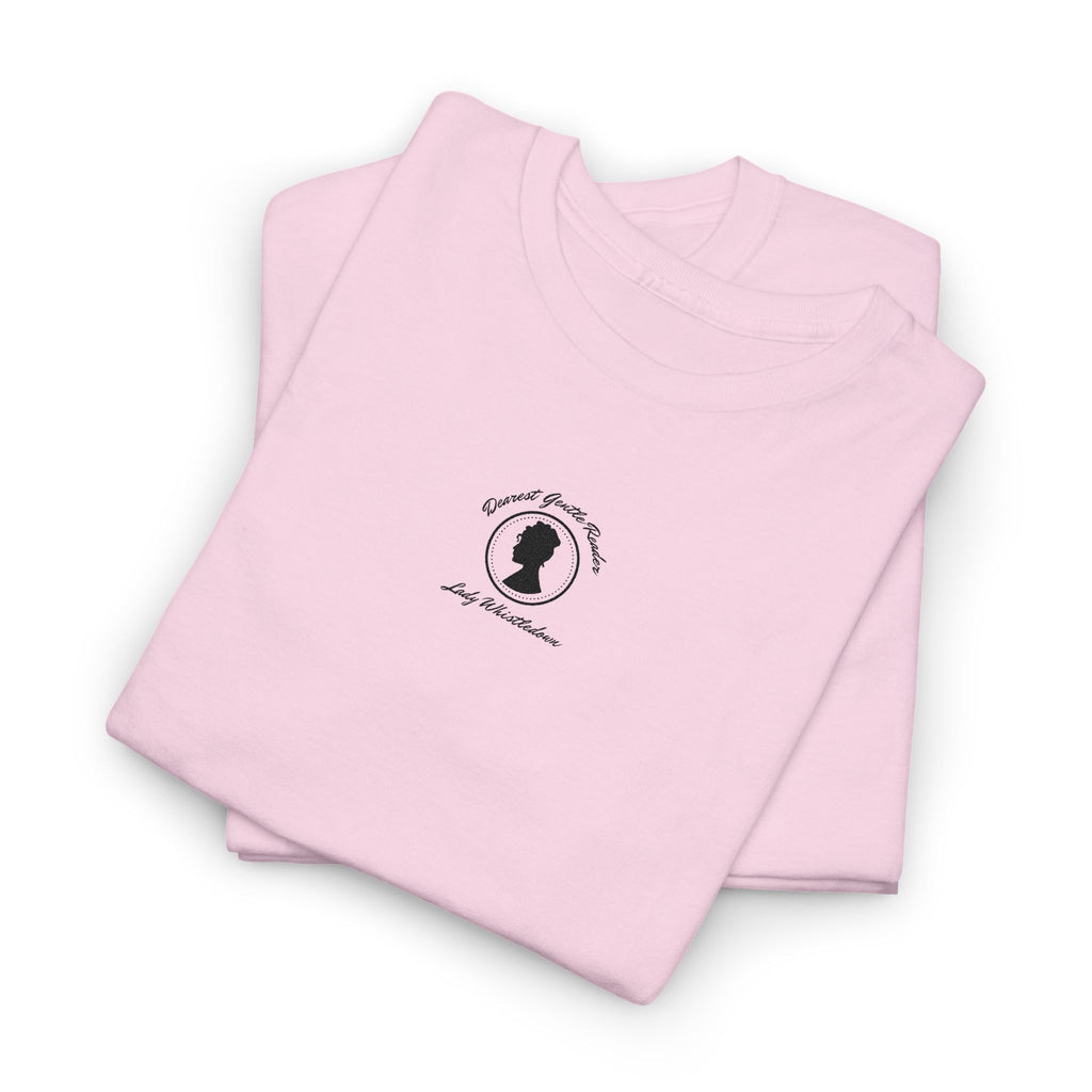 Dearest Gentle Reader Embroidered Tee