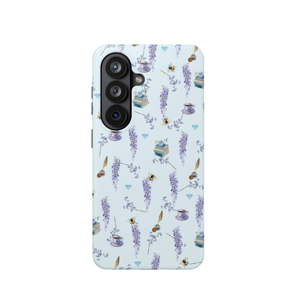 Wisteria Floral Phone Case Bridgerton Inspired