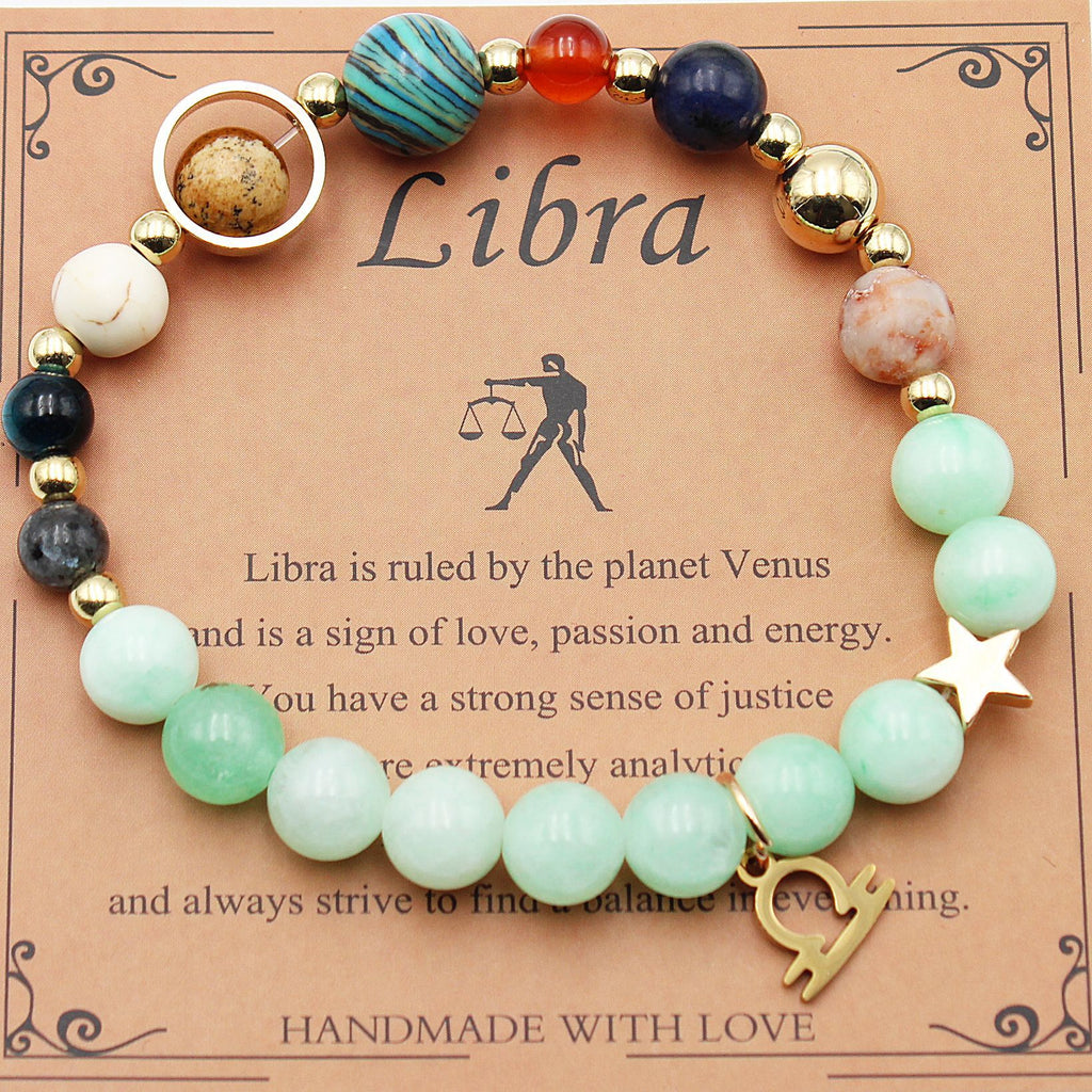 Eight Planets 12 Constellation Beaded Bracelet