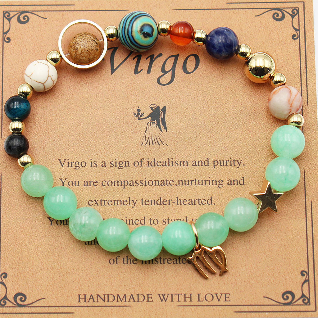 Eight Planets 12 Constellation Beaded Bracelet