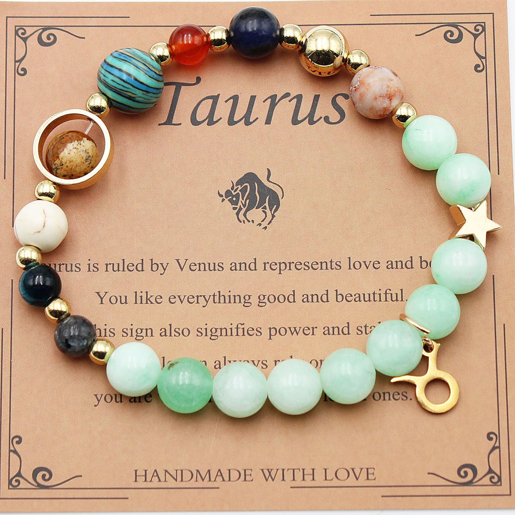 Eight Planets 12 Constellation Beaded Bracelet